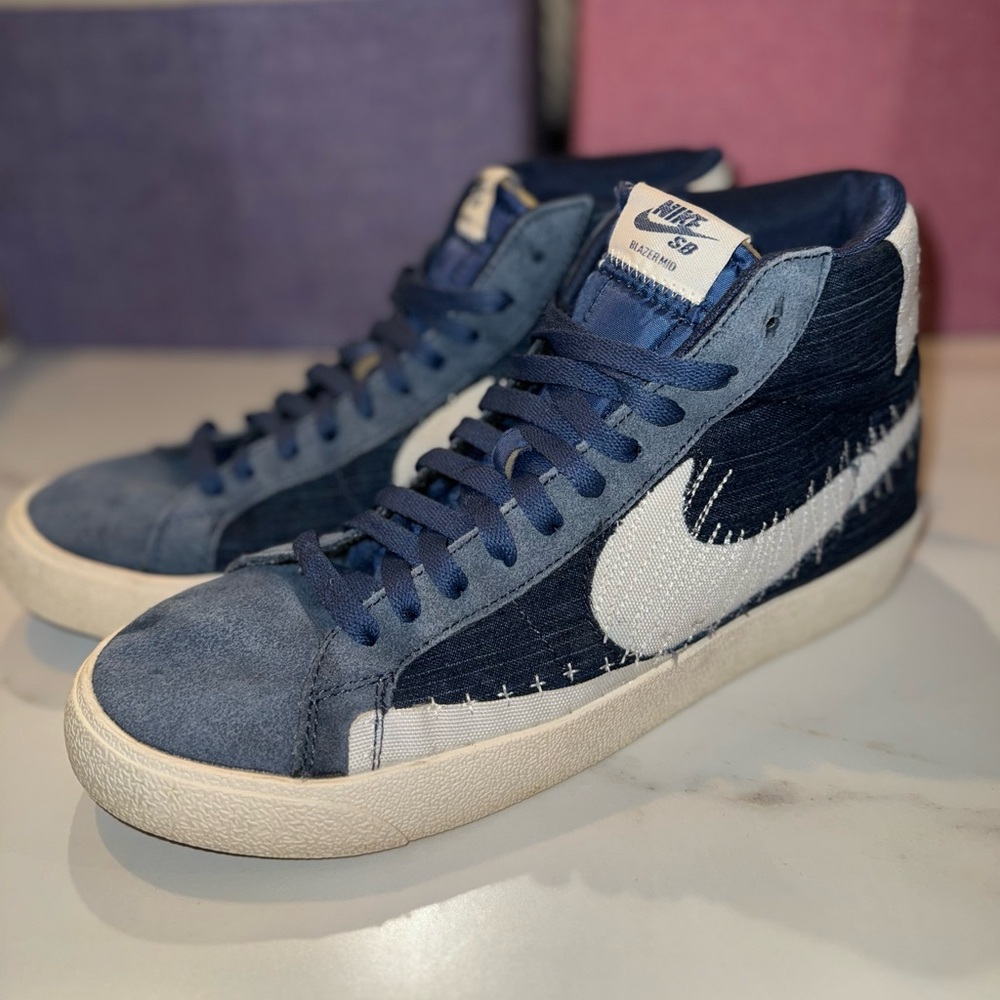 Nike SB Blazer Sashiko denim, size 11 mens